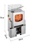 SEFVGHDF Commercial Juicer Machine, 120W Automatic Feeding Orange Juice Extractor, Slow Masticating - 2