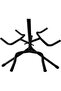 Explopur Adjustable Multi Guitar Stand 3 Holders String Instrument Floor Tripod - 2