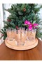 Golden Leaves Pierretta Set of 4 Water Glasses - 380 ml - 6