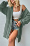 Women's V-Neck Knitwear Cardigan - 2