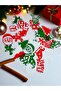 New Year Themed 50Pcs Table Confetti Santa Claus Snowman Deer Cookie Man New Year Party Decorations - 5