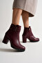 Zippered Short Women's Boots with Stylish Buckle Accessories - 5
