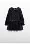 Black/Pink Sequin Dress Children's 5531 - 2