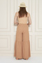 Women's Drawstring Detail Aerobin Casual Pants 700-3763 - 6