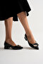 Bereket Wheat Crinkle Patent Leather Indoor Casual Women's Shoes with Stone Accessories - 4
