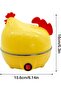 Egg Steer, 7-Egg Capacity Chicken Mold Quick Boiled Egg Machine | Hard/Medium/Soft Boiled Egg Machin - 4