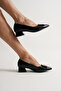 Bereket Wheat Crinkle Patent Leather Indoor Casual Women's Shoes with Stone Accessories - 7