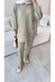 Women's Scuba Side Snap Pants Hijab Set - 7