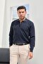 Polo Neck Zip Front Long Sleeve Cotton Jacquard Knitwear