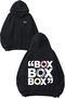 Box Box Box Formula 1 Design Back Printed Black Hooded Sweatshirt
