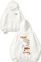 V for Vendetta 3 Design Back Printed White Hooded Sweatshirt