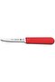 Professional 4 Inches Paring Knife with Stainless Steel Blade and Red Polypropylene Handl - 2