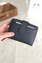 Stylish Genuine Leather Women's Wallet with Coin Compartment and Snap Closure