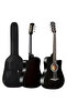 41-Inch Black Acoustic Guitar with Bag