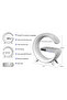 G Shaped Multi-Function Wireless Charger Digital Clock Speaker - 5