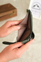 Stylish Genuine Leather Women's Wallet with Coin Compartment and Snap Closure - 5