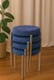 Bera Metal Removable Fabric Stool (4 Pieces - Assembled Shipping)