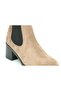 Genuine Suede Leather Rubber Sole Chelsea Model Women's Boots - B265960 - 5