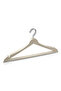 18 Pieces of Wood-Look Plastic A-Quality White Clothes Hangers - 3