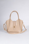 2 Pieces Black Light Velvet Puppy Bag with Extra Front Lock Detail Women's Shoulder Bag Width;30Cm Length;25Cm - 5