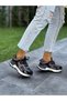 Black Multi Lace-Up Women's Casual Sports - 2
