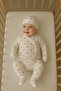 3-Piece Cotton Newborn Baby Set with Gloves - 3