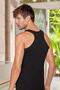 Tutku-B.Men's Modal Elst Sports Athlete Undershirt L 1041 Black - 2