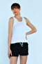 Tutku-White Tutku Women's Wide Strap Tank Top - 2