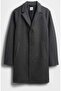 V-Top Coat 791204 Relaxed Overcoat Trench Coat Men's Jacket Gray - 2