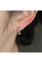 Gold Color Women's Night Star Elegant Earrings - 2