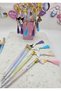2Pcs Sanrio Kawaii Figure Tassel Tip Pen 0.7 Colorful Cute Tassel Diamond Pen - 3