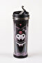Kuromi Decorated Steel Mug Thermos - 360 ml |   Leak-Proof Lid, Steel Inner Bowl, 19 cm - 2