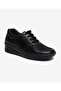 Women's Black Genuine Leather Comfort Shoes 5K2Fa59327 - 2