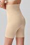 Seamless Recovery Ultra High Waist Laser Cut Shorts Corset C19210 Tan - 2