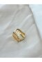 Steel Gold Horizon Ring - 3