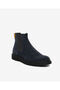 Men's Navy Blue Genuine Leather Chelsea Boots 5K1Ob18721 - 2