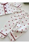 100% Cotton Long Sleeve Buttoned Seasonal Girls Boys Unisex Baby Kids Pajamas - 3