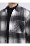 Ozmarka New Season Comfortable Fit Plaid Wool Blend Men's Lumberjack Shirt Jacket - 3