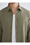 Regular Fit Long Sleeve Men's Shirt - 3