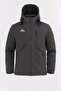 Men's Grey Outdoor Water Repellent Hooded Coat – Windproof, Lightweight and Durable