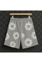 Unisex Shorts - Embossed Floral Print - Comfortable Fit - Summer Sports Shorts for Women and Men - 2