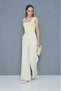Women's Wide-Leg Poplin Trousers – Pocketed , Drawstring Waist , Eyelet Embroidery Detailed, Comfortable Fit 700-3757176 - 7