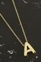 Letter A Balloon Necklace
