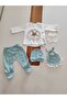 Rabbit Printed 5-Piece Newborn Baby Set - 2