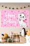 Cute Cat Themed Birthday Banner Backdrop 60X100 Vinyl Tarpaulin Banner Birthday Party Set Decoration - 4
