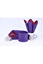 Woven Handkerchief Tie for Men Purple - 3