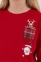 100% Cotton Christmas Themed Long Sleeve Girls' Pajama Set - 3