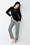 Cotton Modal Long Sleeve Women's Pajama Set - 3