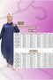 57047 بدلة بنطلون موسلين مقاس كبير - أسود - 3