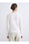 Vizyon New Season Crew Neck Textured Women's Cardigan - 4